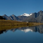 Zupalsee mit Zupalsee Hütte auf dem Lasörling Höhenweg