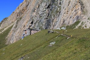 Sajat hütte Anstieg