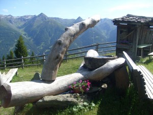 Blick auf den Lasörling von der Wodenalm