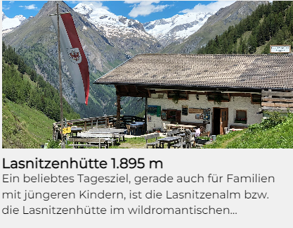 Lasnitzenhütte 1.895m