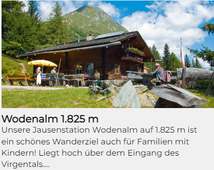 Wodenalm 1.825m